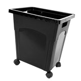 Maxbell Flower Bucket with Wheels Decorative Rustic Basket for Kitchen Garden Office large