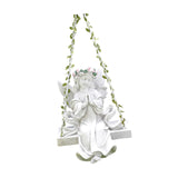 Maxbell Garden Resin Decoration Outdoor Hanging Gift Figurine for Yard Patio Outside Pink