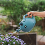 Maxbell Kids Watering Can Lovely Small Water Can for Flowers Indoor Plants Courtyard L Blue