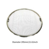 Maxbell Round Barbecue Net Multifunction Nonstick BBQ Tool for Home Restaurant Party 29.5cm