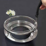 Maxbell Round Barbecue Net Multifunction Nonstick BBQ Tool for Home Restaurant Party 33cm
