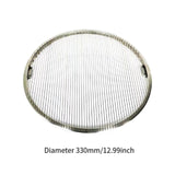 Maxbell Round Barbecue Net Multifunction Nonstick BBQ Tool for Home Restaurant Party 33cm