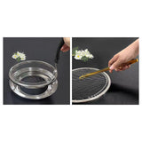 Maxbell Round Barbecue Net Multifunction Nonstick BBQ Tool for Home Restaurant Party 33cm