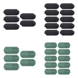 Maxbell Garden Staple Buffer Washers Tents Sod Lawn Landscape Staple Stakes Gaskets Black 50Pcs