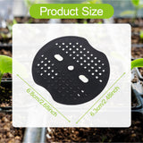Maxbell Garden Staple Buffer Washers Tents Sod Lawn Landscape Staple Stakes Gaskets Black 100Pcs