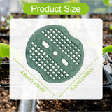 Maxbell Garden Staple Buffer Washers Tents Sod Lawn Landscape Staple Stakes Gaskets Green 50Pcs