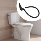 Maxbell Toilet Refill Tube and Clamp Toilet Accessories High Performance Replacement Black