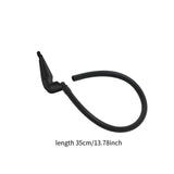 Maxbell Toilet Refill Tube and Clamp Toilet Accessories High Performance Replacement Black