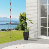 Maxbell Rain Chain Downspout Water Diverter Accessories for Downspout Garden Outdoor