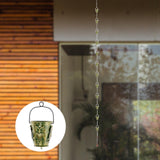 Maxbell Outdoor Rain Chain Home Decoration Drain Gutter Chain for House Yard Outdoor