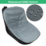 Maxbell Mower Seat Cover Comfortable Premium Riding Mower Cover for Yard Garden Gray