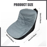 Maxbell Mower Seat Cover Comfortable Premium Riding Mower Cover for Yard Garden Gray