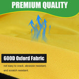Maxbell Mower Seat Cover Comfortable Premium Riding Mower Cover for Yard Garden Yellow