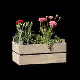 Maxbell Wood Planter Box Plant Container Rectangular for Centerpiece Wedding Balcony