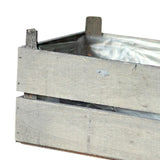 Maxbell Wood Planter Box Plant Container Rectangular for Centerpiece Wedding Balcony