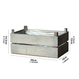 Maxbell Wood Planter Box Plant Container Rectangular for Centerpiece Wedding Balcony