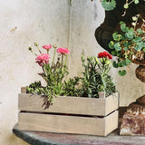 Maxbell Wood Planter Box Plant Container Rectangular for Centerpiece Wedding Balcony