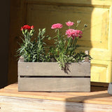 Maxbell Wood Planter Box Plant Container Rectangular for Centerpiece Wedding Balcony