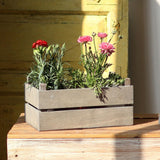 Maxbell Wood Planter Box Plant Container Rectangular for Centerpiece Wedding Balcony