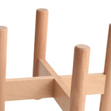 Maxbell Wooden Plant Stand Plant Shelf Potted Plants Holder for Balcony Home Bedroom