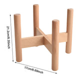 Maxbell Wooden Plant Stand Plant Shelf Potted Plants Holder for Balcony Home Bedroom