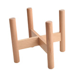 Maxbell Wooden Plant Stand Plant Shelf Potted Plants Holder for Balcony Home Bedroom