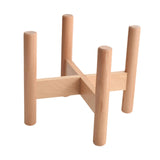 Maxbell Wooden Plant Stand Plant Shelf Potted Plants Holder for Balcony Home Bedroom