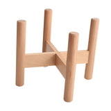 Maxbell Wooden Plant Stand Plant Shelf Potted Plants Holder for Balcony Home Bedroom