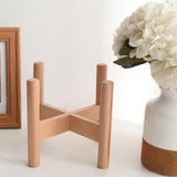 Maxbell Wooden Plant Stand Plant Shelf Potted Plants Holder for Balcony Home Bedroom