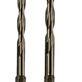 Maxbell Four Flute Sawtooth Eccentric Drill Bit for Marble Terracotta Carbide Tipped 2Pcs