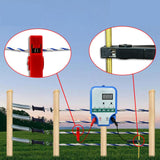 Maxbell Electric Fence Connection Cable Sturdy Electric Fence Parts for Yard Outdoor