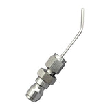 Maxbell Washing Machine Flush Attachment 1/4 inch Quick Connect for Hot Water Heater 5.5cm Bended