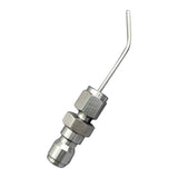 Maxbell Washing Machine Flush Attachment 1/4 inch Quick Connect for Hot Water Heater 5.5cm Bended