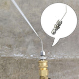 Maxbell Washing Machine Flush Attachment 1/4 inch Quick Connect for Hot Water Heater 5.5cm Bended