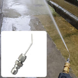 Maxbell Washing Machine Flush Attachment 1/4 inch Quick Connect for Hot Water Heater 5.5cm Bended