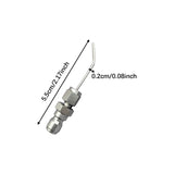 Maxbell Washing Machine Flush Attachment 1/4 inch Quick Connect for Hot Water Heater 5.5cm Bended