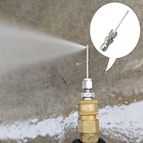 Maxbell Washing Machine Flush Attachment 1/4 inch Quick Connect for Hot Water Heater 5.5cm Straight