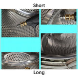 Maxbell Washing Machine Flush Attachment 1/4 inch Quick Connect for Hot Water Heater 20cm Straight