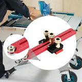 Maxbell Table Saw Jig Guide Aluminum Alloy Cutting Aid Tool Sturdy Narrow Thin Strip