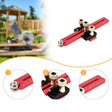 Maxbell Table Saw Jig Guide Aluminum Alloy Cutting Aid Tool Sturdy Narrow Thin Strip