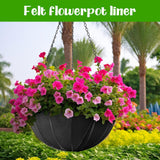 Maxbell Planter Basket Liner Decorative Garden Decoration for Yard Vegetables Flower 12inx5.5in
