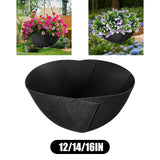 Maxbell Planter Basket Liner Decorative Garden Decoration for Yard Vegetables Flower 12inx5.5in