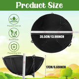 Maxbell Planter Basket Liner Decorative Garden Decoration for Yard Vegetables Flower 14inx6.6in