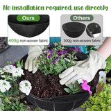 Maxbell Planter Basket Liner Decorative Garden Decoration for Yard Vegetables Flower 16inx7.9in