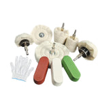 Maxbell 6Pcs Polishing Buffing Wheels Accessories for Wood Wheel Hub Cleaning Resin