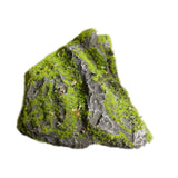 Maxbell Artificial Moss Rock Green Moss Covered Stone for Woodland Displays Crafting 21cmx11cmx25cm