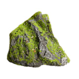 Maxbell Artificial Moss Rock Green Moss Covered Stone for Woodland Displays Crafting 21cmx11cmx25cm