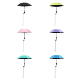 Maxbell Plant Umbrellas for Outdoor Plants Planter Shade Cover for Patio Garden Beds Black