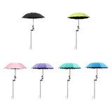 Maxbell Plant Umbrellas for Outdoor Plants Planter Shade Cover for Patio Garden Beds Black