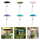 Maxbell Plant Umbrellas for Outdoor Plants Planter Shade Cover for Patio Garden Beds Black